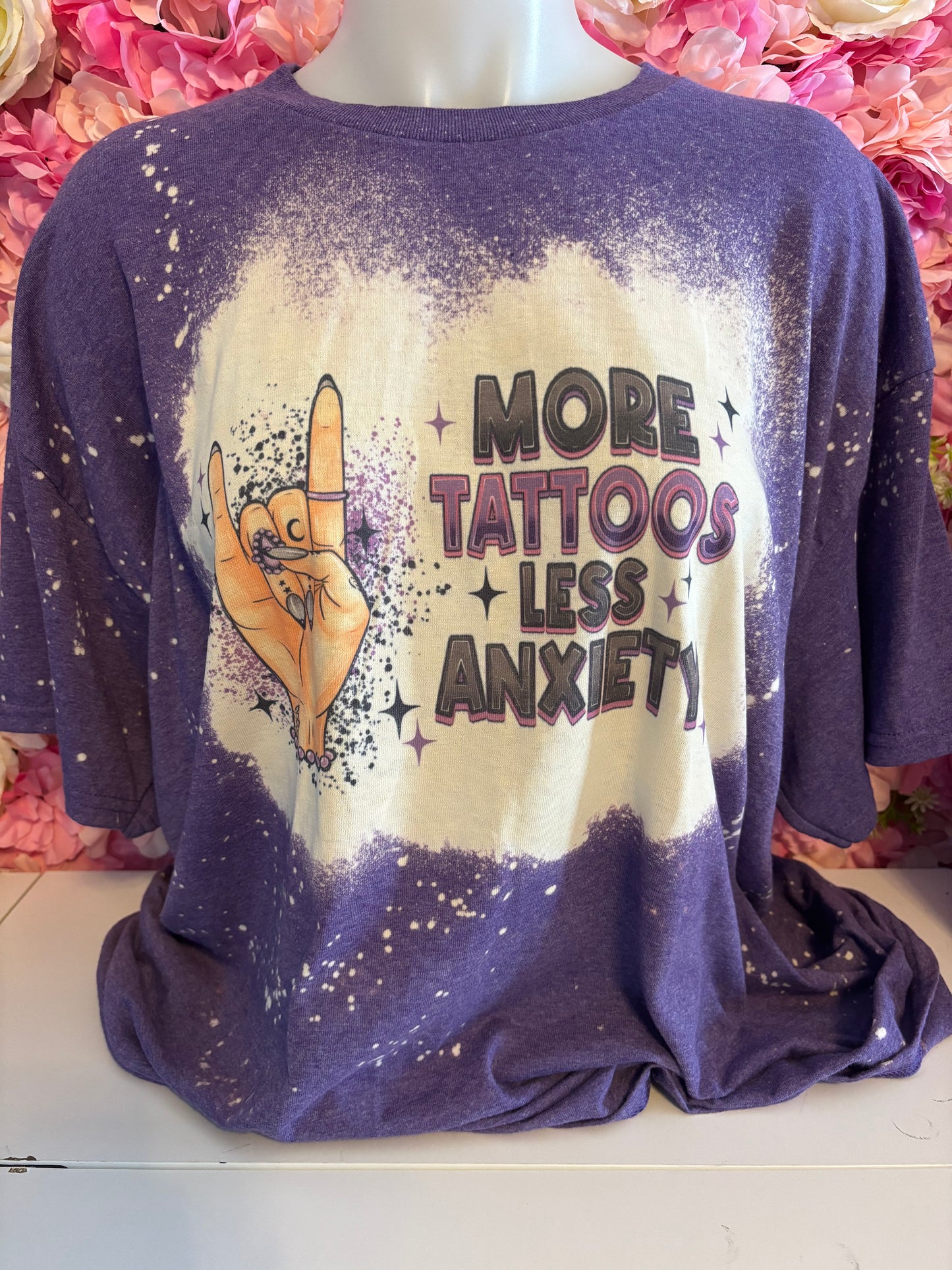 More Tattoos Less Anxiety - T-Shirt